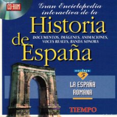 Videojuegos y Consolas: CD-ROM - VOLUMEN 5 - LA ESPAÑA ROMANA - GRAN ENCICLOPEDIA INTERACTIVA HISTORIA DE ESPAÑA