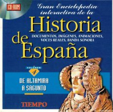 Videojuegos y Consolas: CD-ROM - VOLUMEN 4 - DE ALTAMIRA A SAGUNTO - GRAN ENCICLOPEDIA INTERACTIVA HISTORIA DE ESPAÑA