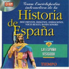 Videojuegos y Consolas: CD-ROM - VOLUMEN 6 - LA ESPAÑA VISIGODA - GRAN ENCICLOPEDIA INTERACTIVA HISTORIA DE ESPAÑA