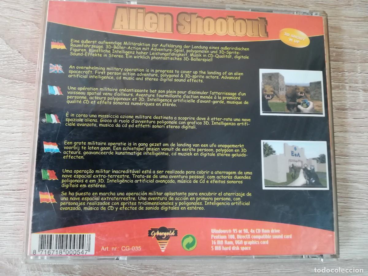 Videojuegos y consolas: ALIEN SHOOTOUT - ALIEN ANARCHY - PC CD ROM - CYBERGOLD - A&Ntilde;O 1998. - Foto 2