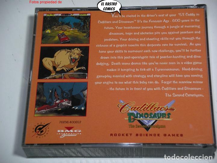 Videojuegos y consolas: Cadillacs & Dinosaurs, The Second Cataclysm, PC CD ROM, Rocket Science, basado en Mark Schultz - Foto 2