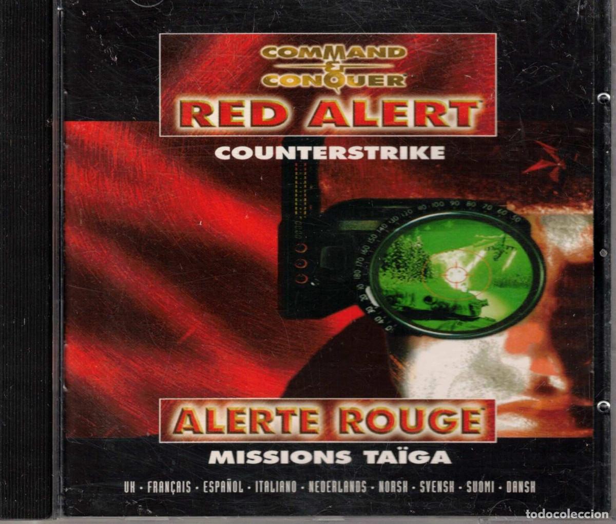 Videojuegos y consolas: COMMAND AND CONQUER - RED ALERT - COUNTERSTRIKE - ALERTE ROUGE - MISSIONS TA&Iuml;GA - Foto 1