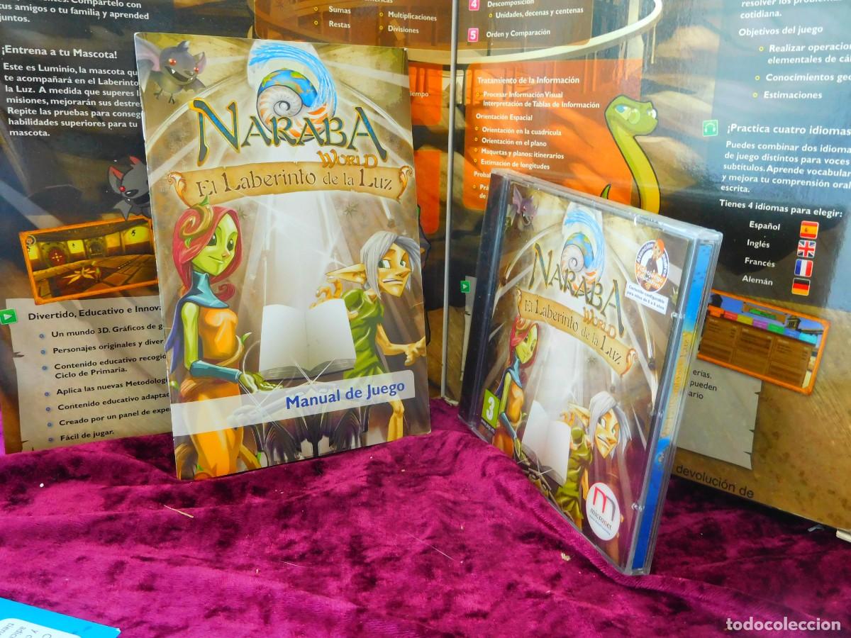 Videojuegos y consolas: JUEGO P-C, CD ROM NARABA. EL LABERINTO DE LA LUZ - Foto 2