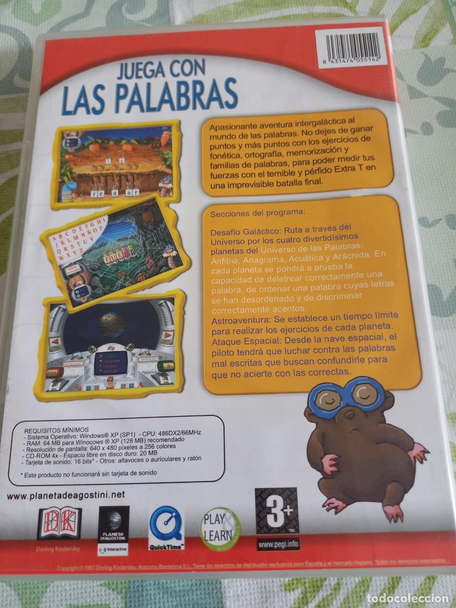 Videojuegos y consolas: JUEGA CON LAS PALABRAS. PC CD- ROM. - Foto 2