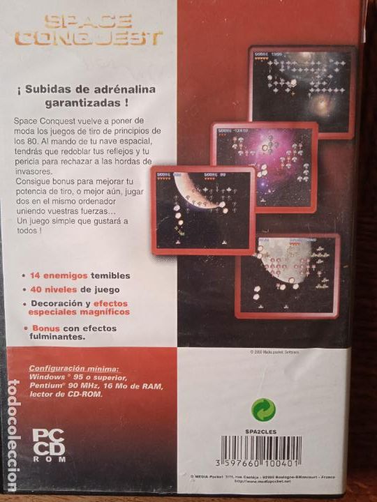 Videojuegos y consolas: SPACE CONQUEST - JUEGO PC CD - Foto 2