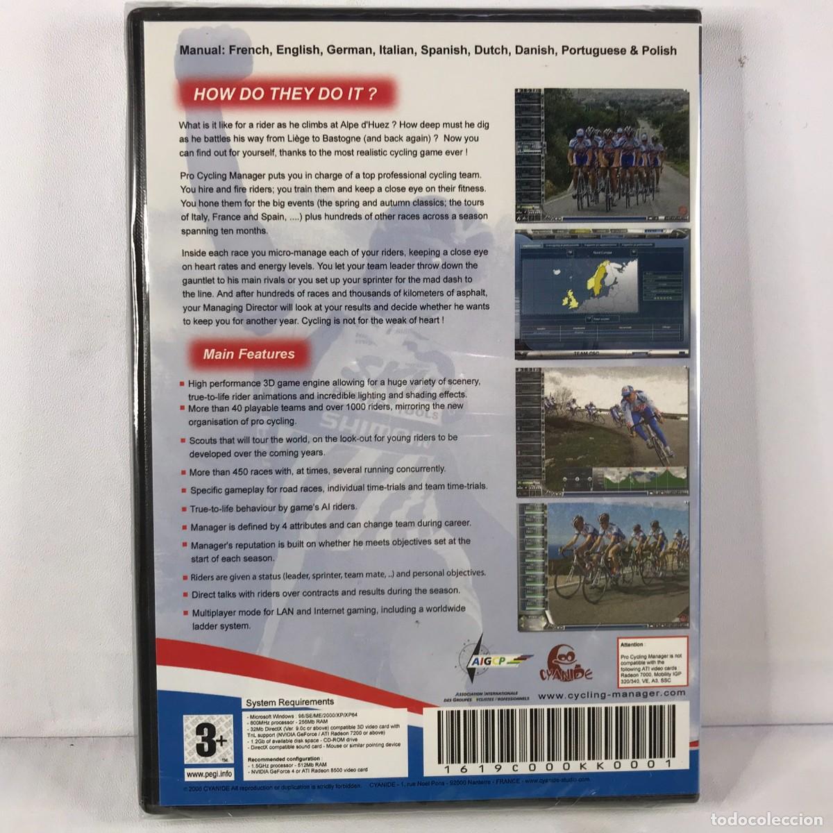Videojuegos y consolas: Pro Cycling Manager (PC) cd-rom - PRECINTADO - Foto 3