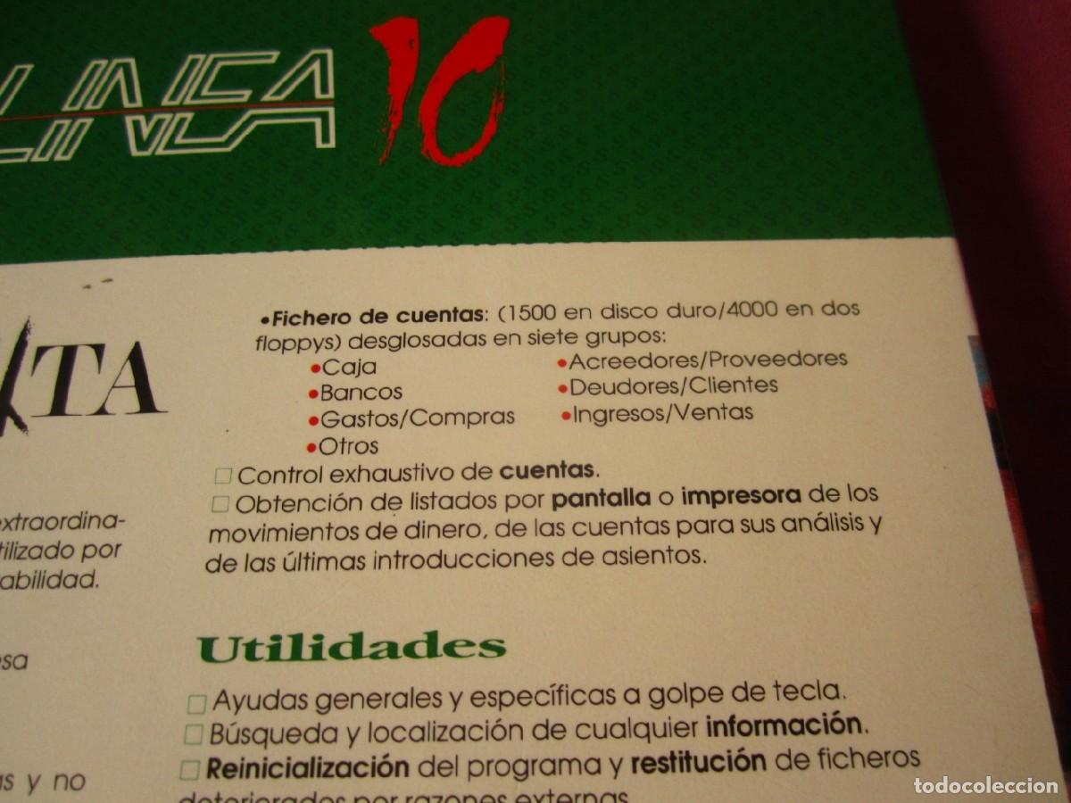 Videojuegos y consolas: Miniconta (Micronet) (Antiguo Programa de Contabilidad para PC) - Foto 3