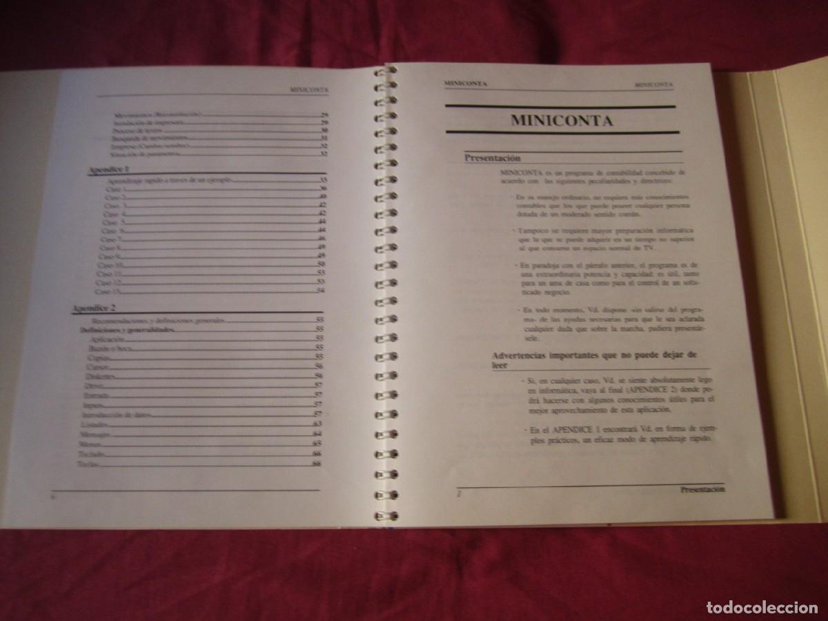 Videojuegos y consolas: Miniconta (Micronet) (Antiguo Programa de Contabilidad para PC) - Foto 11
