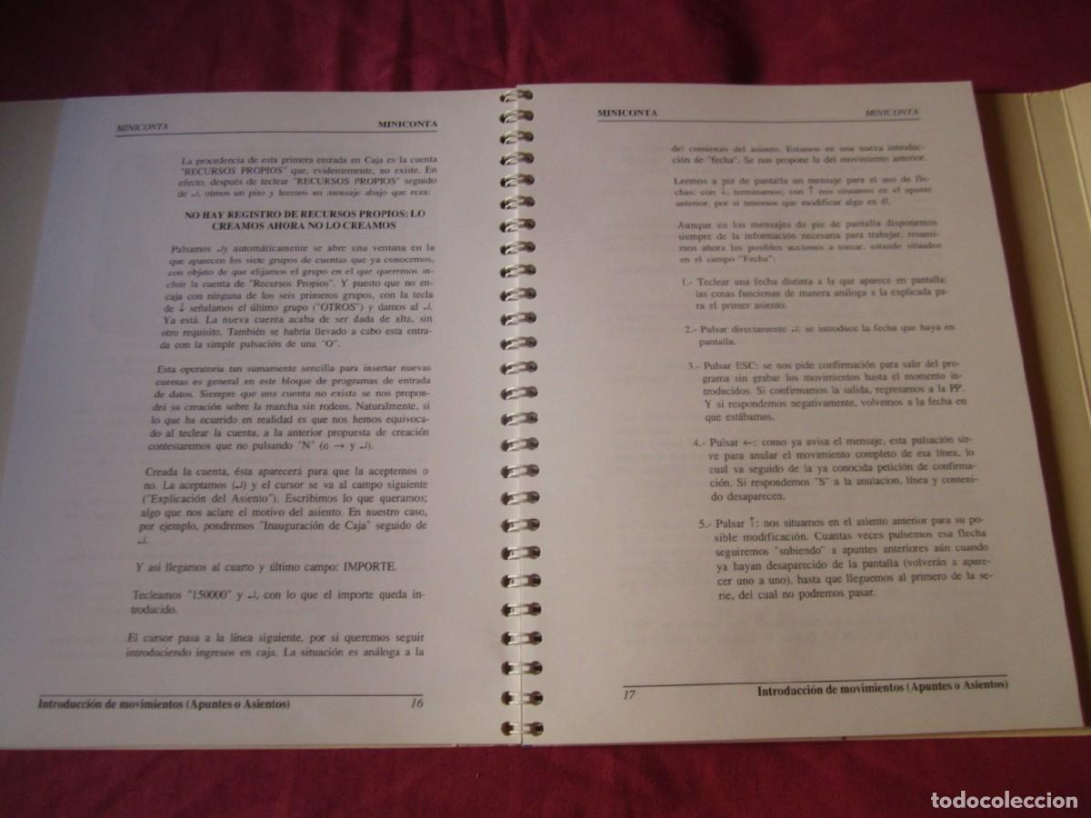 Videojuegos y consolas: Miniconta (Micronet) (Antiguo Programa de Contabilidad para PC) - Foto 13