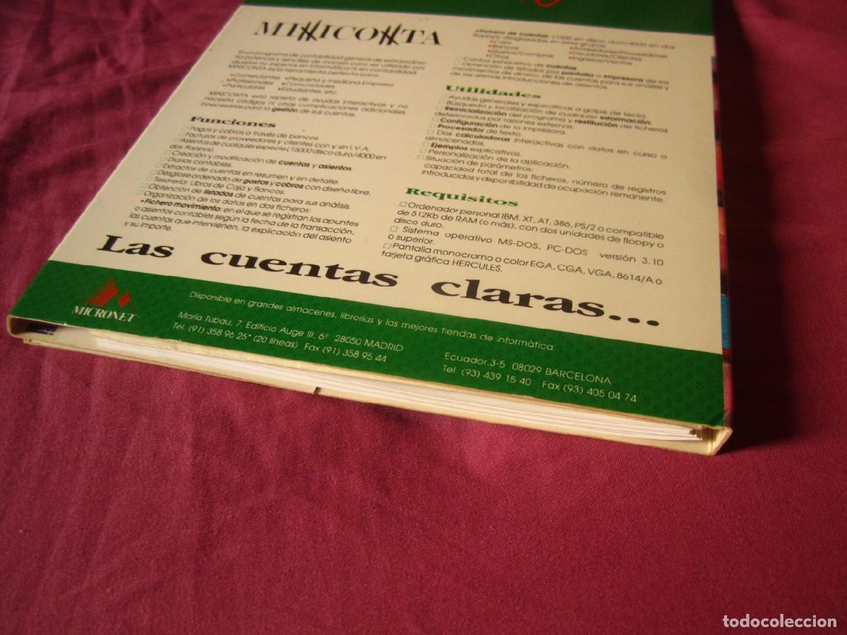 Videojuegos y consolas: Miniconta (Micronet) (Antiguo Programa de Contabilidad para PC) - Foto 28
