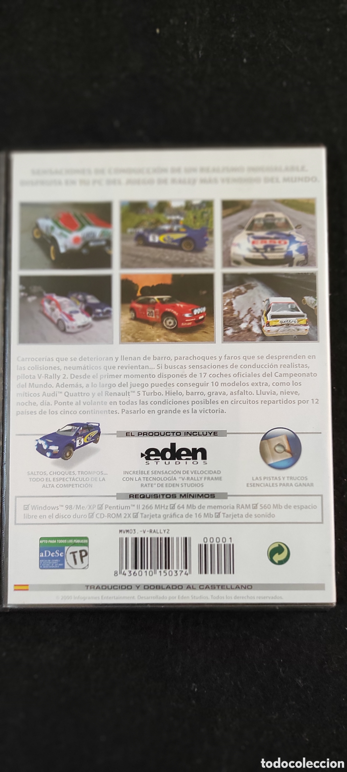 Videojuegos y consolas: V-rally2 PC - Foto 2