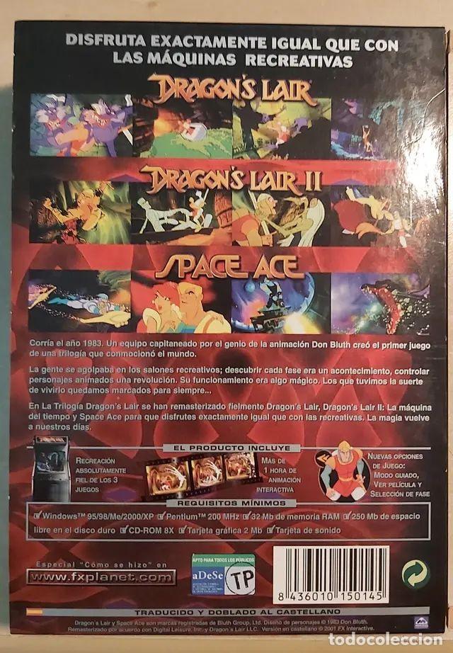 Videojuegos y consolas: Trilog&iacute;a Dragon&acute;s Lair FX PC - Foto 5
