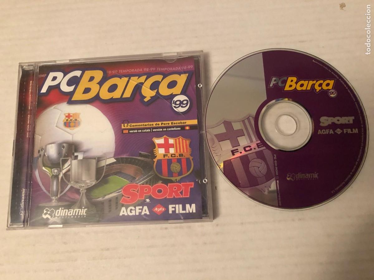 Videojuegos y consolas: PC BAR&Ccedil;A 99 BARCA - PC CD ROM WINDOWS 95 98 KREATEN - Foto 1