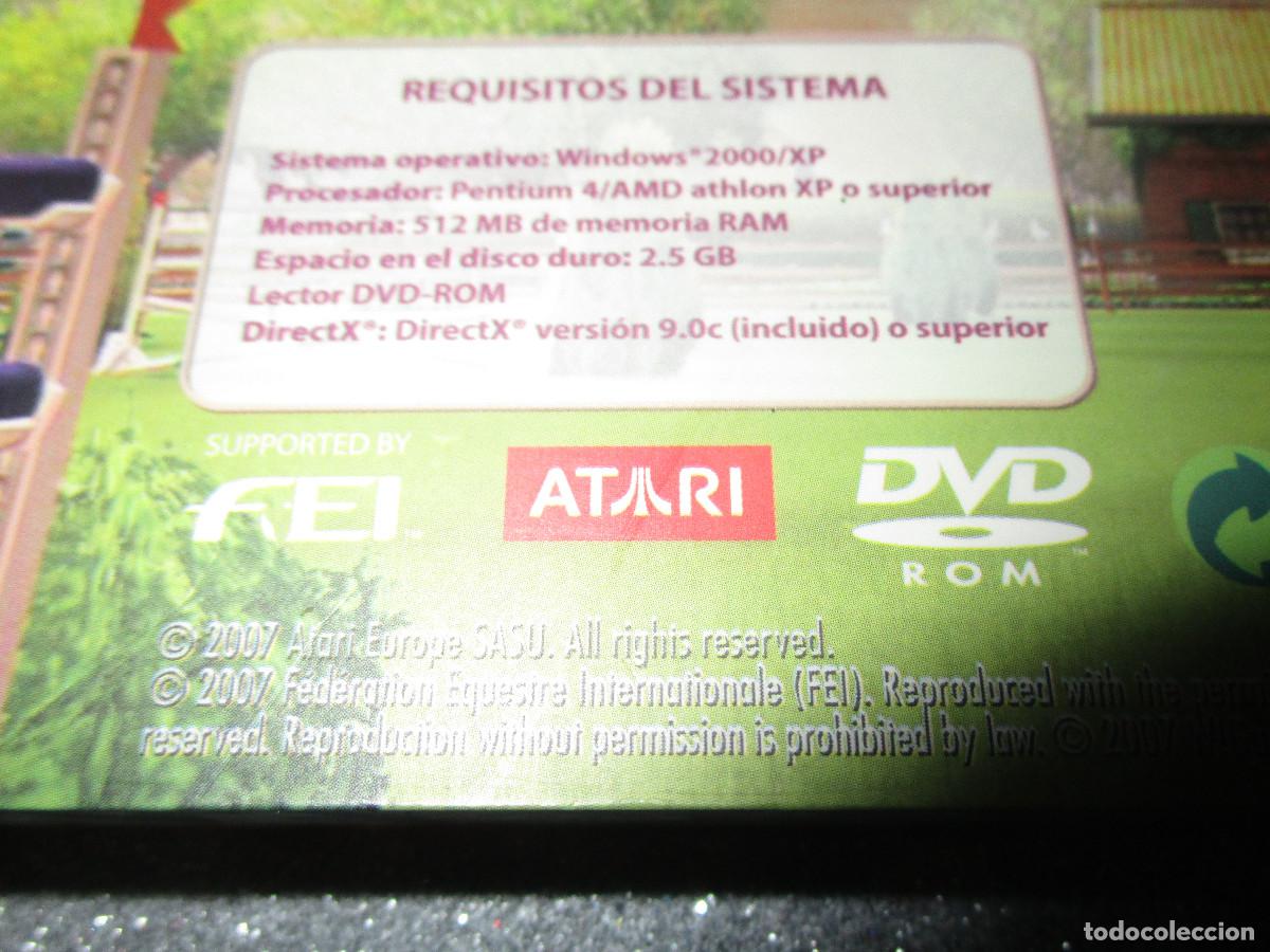 Videojuegos y consolas: MY HORSE & ME - PC DVD ROM - ATARI - EDICION LIMITADA - Foto 4