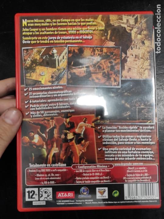 Videojuegos y consolas: Desperados wanted dead or alive pc Atari - Foto 3