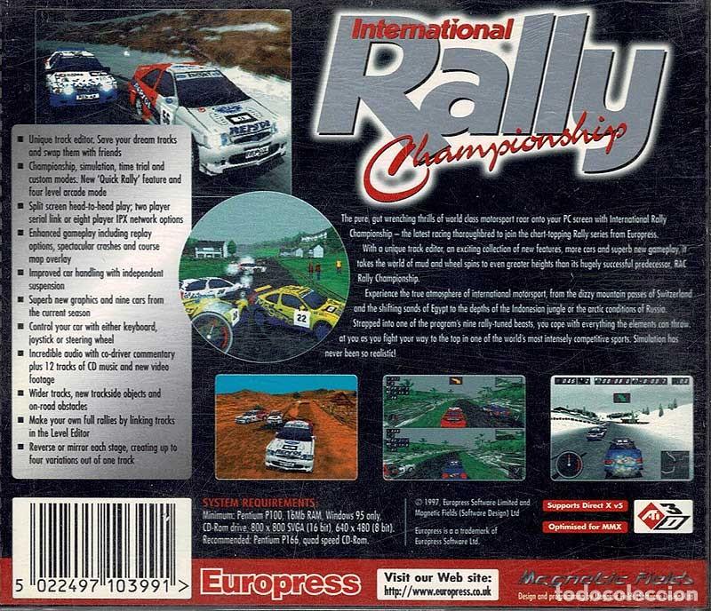 Videojuegos y consolas: International Rally Championship. PC - Foto 2
