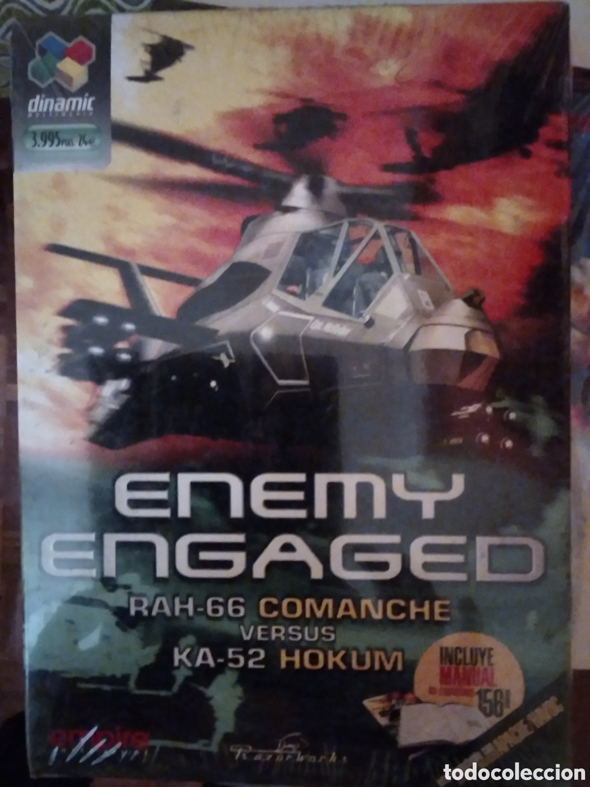 Videojuegos y consolas: Enemy engaged juego para pc manejo de helic&oacute;ptero y ataque con cd - Foto 1