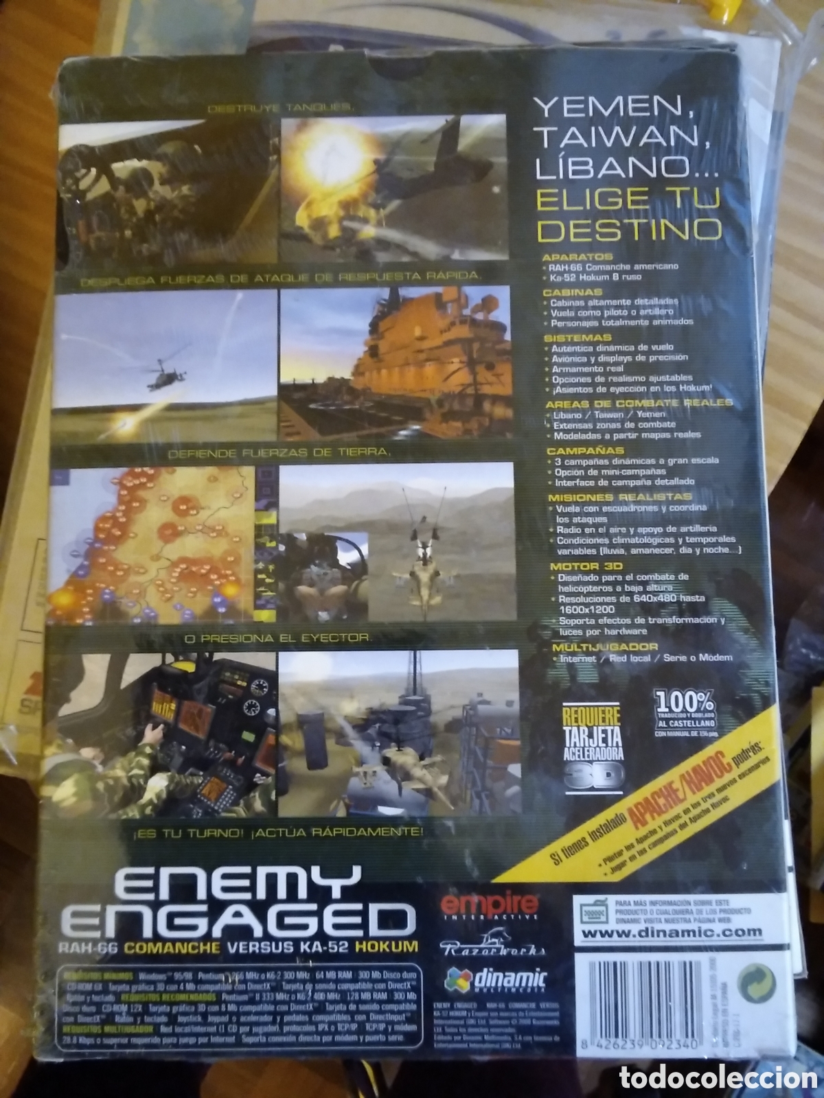 Videojuegos y consolas: Enemy engaged juego para pc manejo de helic&oacute;ptero y ataque con cd - Foto 2