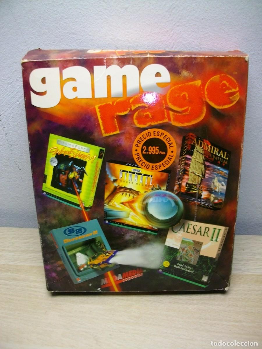 Videojuegos y consolas: GAME RAGE PACK 5 JUEGOS de PC en CAJA DE CARTON - Foto 1