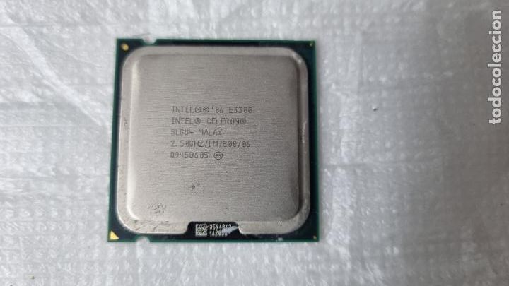 Videojuegos y consolas: Procesador (CPU) Intel Celeron E3300 SLGU4 2.50GHz / 1M / 800 / 06 - Foto 1