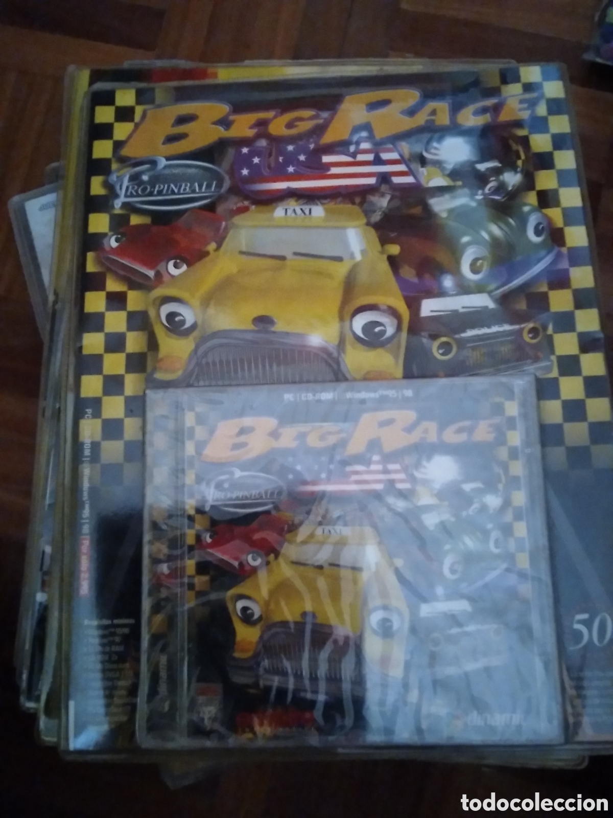 Videojuegos y consolas: Big race juego para pc contiene cd - Foto 1