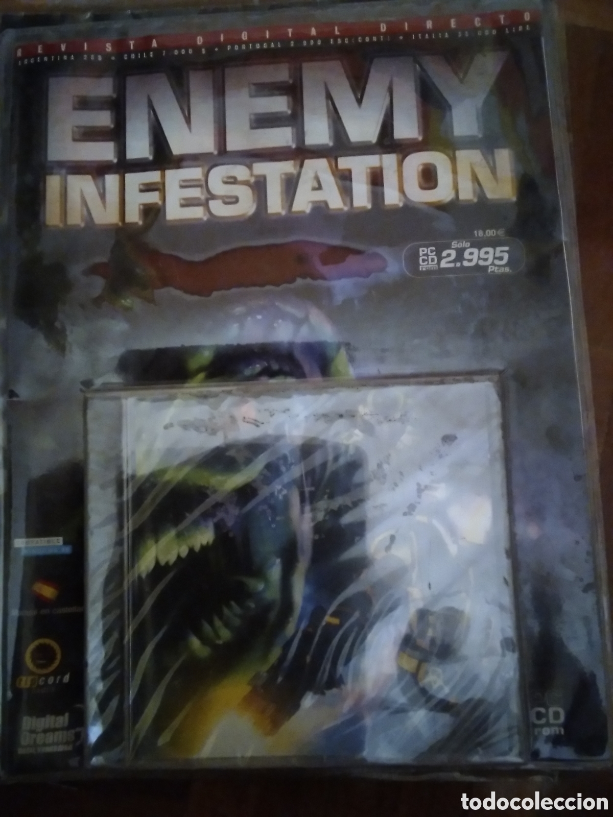 Videojuegos y consolas: Enemy infestaci&oacute;n juego para pc contiene cd - Foto 1
