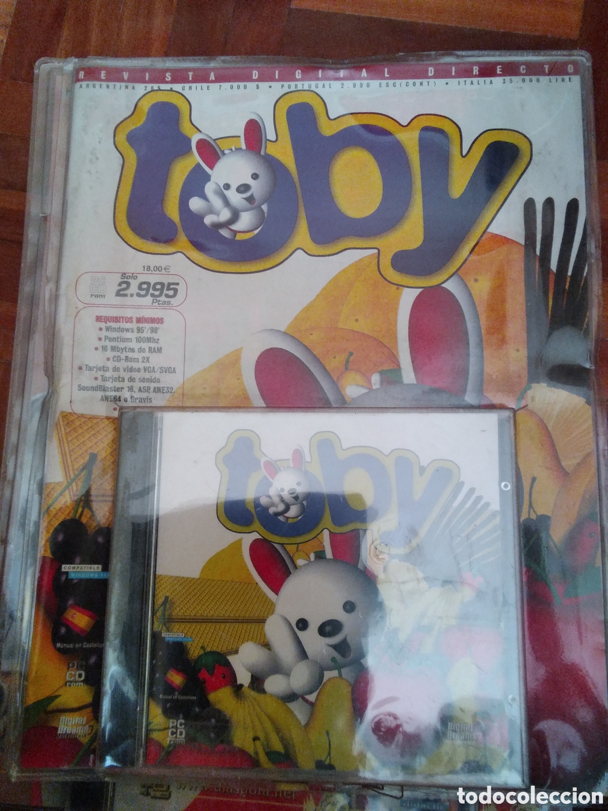 Videojuegos y consolas: Toby juego para pc contiene cd - Foto 1