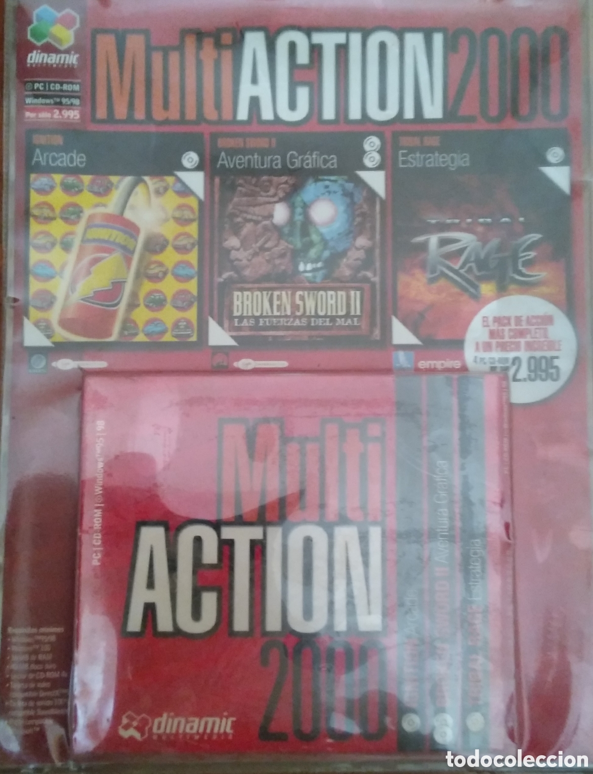 Videojuegos y consolas: Multi action 2000 juego para pc contiene cd - Foto 1