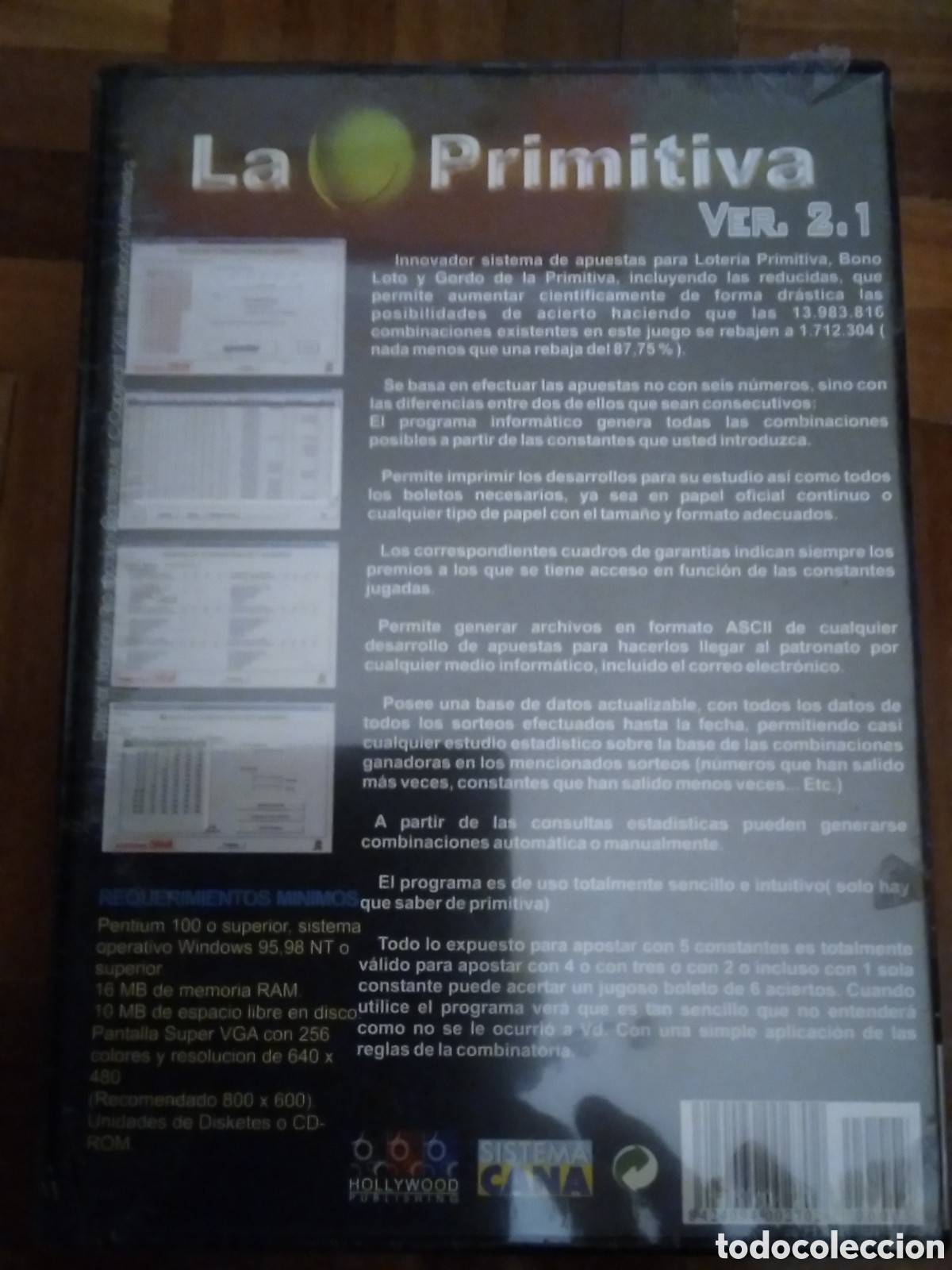 Videojuegos y consolas: La primitiva elegir combinaciones juego para pc contiene cd - Foto 2