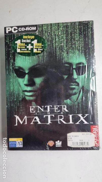Videojuegos y consolas: PC CD-ROM Enter the Matrix (INCOMPLETO) - Foto 1