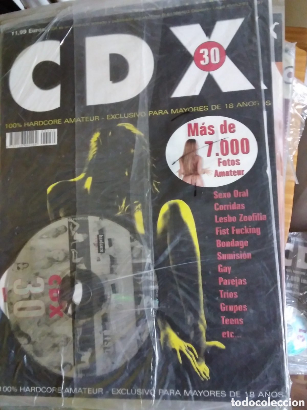 cdx número 30; revista cd para adultos