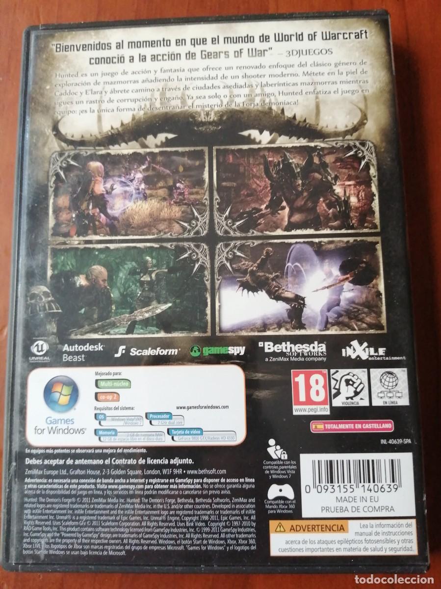 Videojuegos y consolas: PC JUEGO HUNTED THE DEMON&acute;S FORGE - Foto 2
