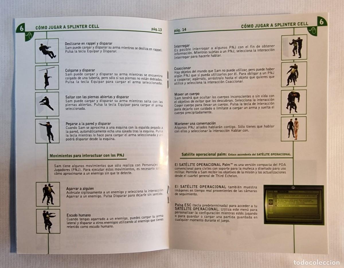Videojuegos y consolas: SPLINTER CELL (TOM CLANCYS) / PRIMERA EDICI&Oacute;N 2002 / PC CD-ROM - Foto 8