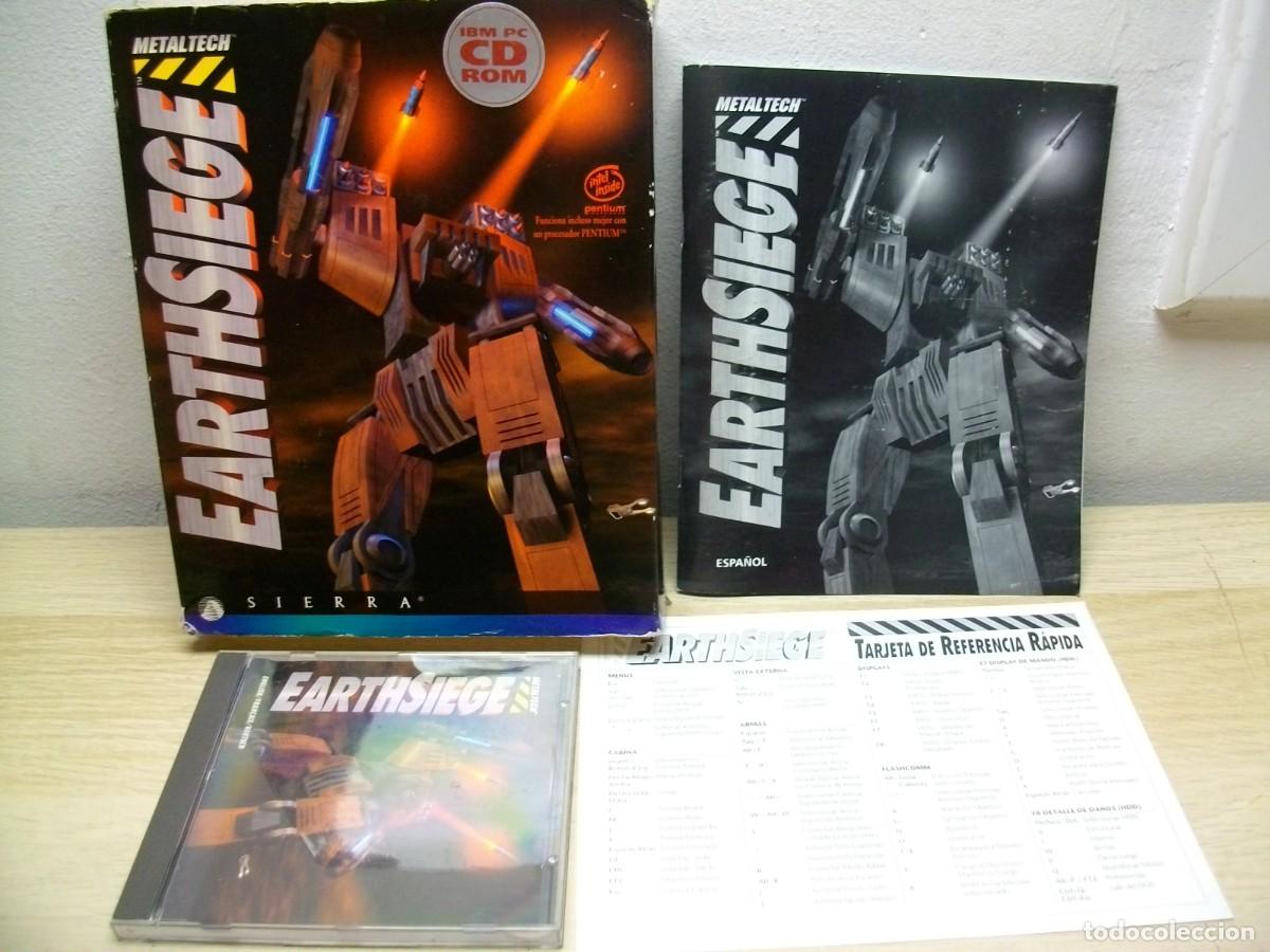 Videojuegos y consolas: EARTHSIEGE JUEGO PC en CAJA CARTON - Foto 1