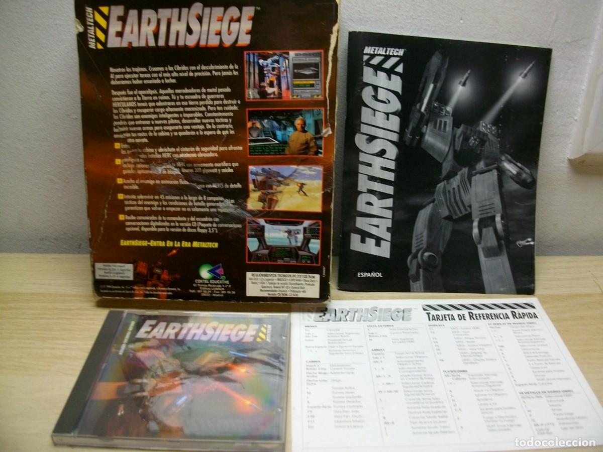 Videojuegos y consolas: EARTHSIEGE JUEGO PC en CAJA CARTON - Foto 2
