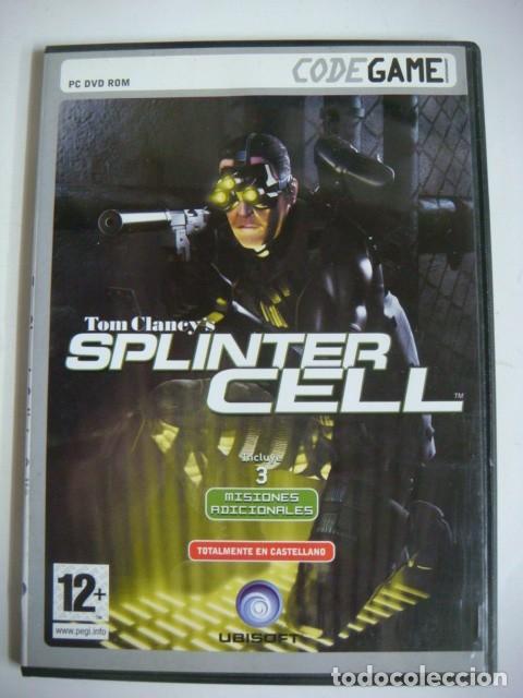 Videojuegos y consolas: P.C. DVD. ROM DE SPLINTER CELL - Foto 1