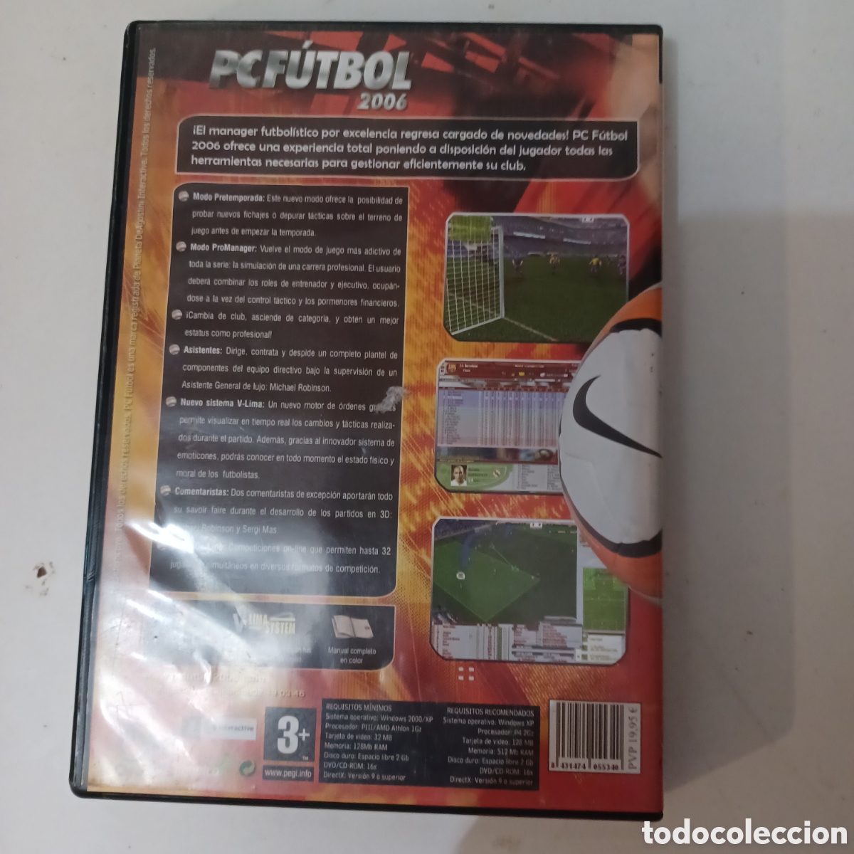Videojuegos y consolas: PC Cd-rom juego PC F&uacute;tbol 2006 - Foto 2
