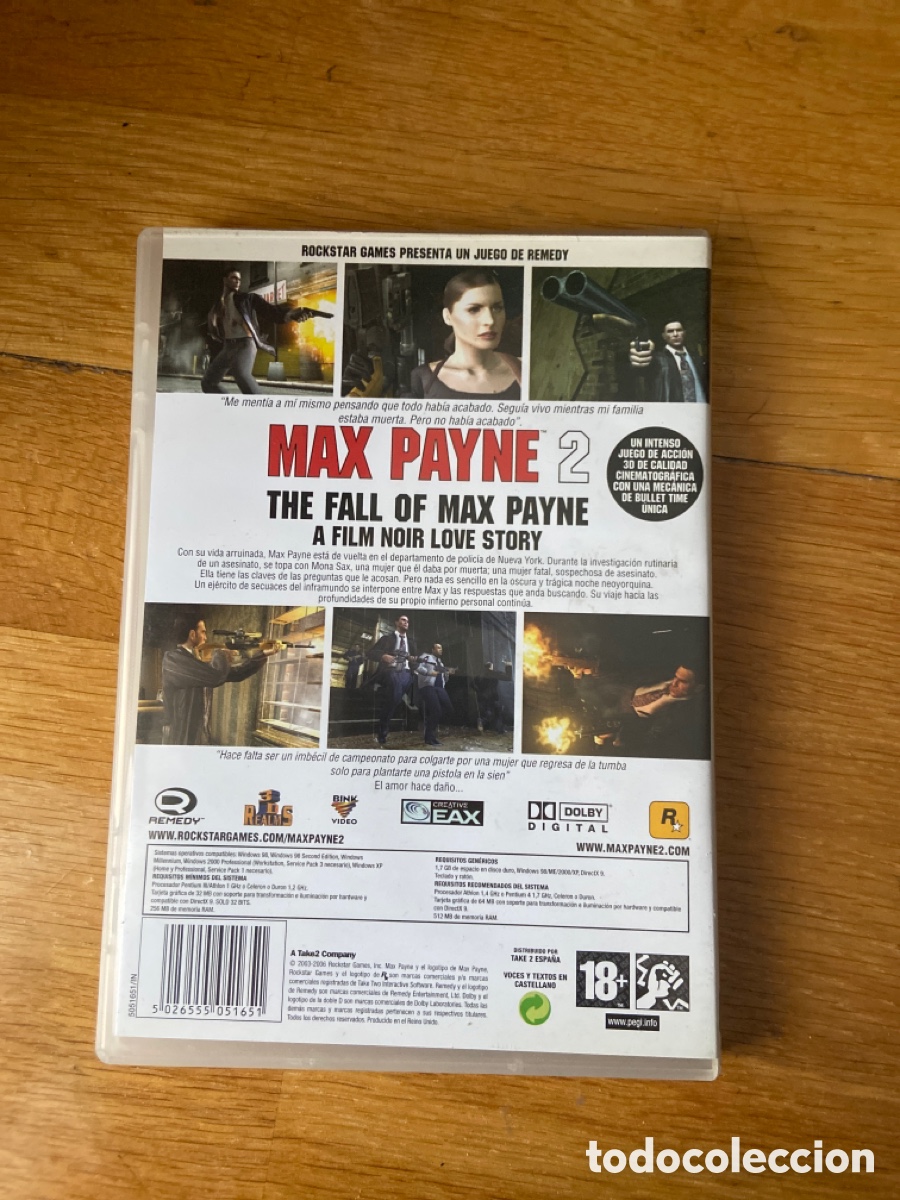 Videojuegos y consolas: Max Payne, 2 the Fall of Max Payne - Foto 2