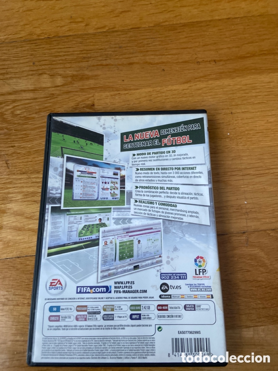 Videojuegos y consolas: FIFA manager 09 - Foto 2