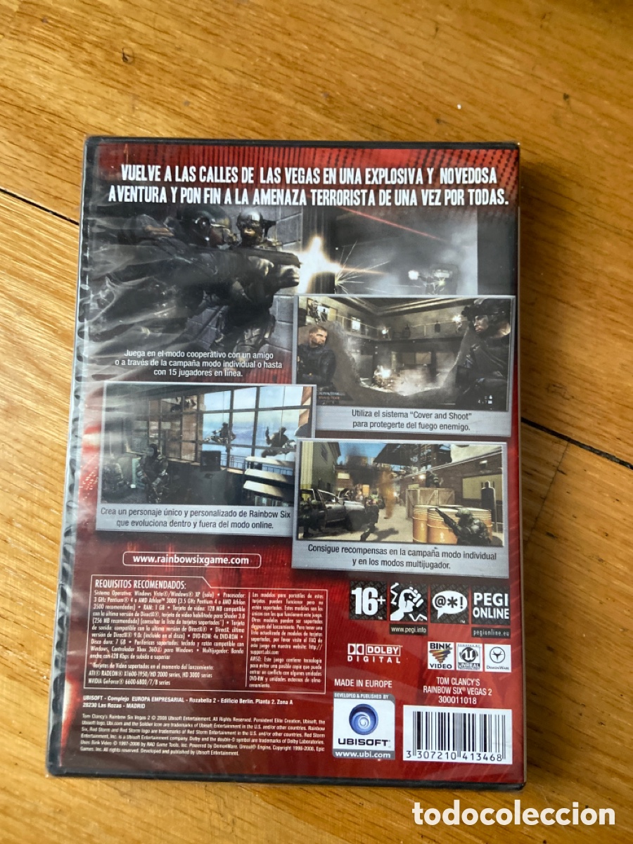 Videojuegos y consolas: Tom Clancy&rsquo;s, Rainbow, Six Vegas dos precintado - Foto 2