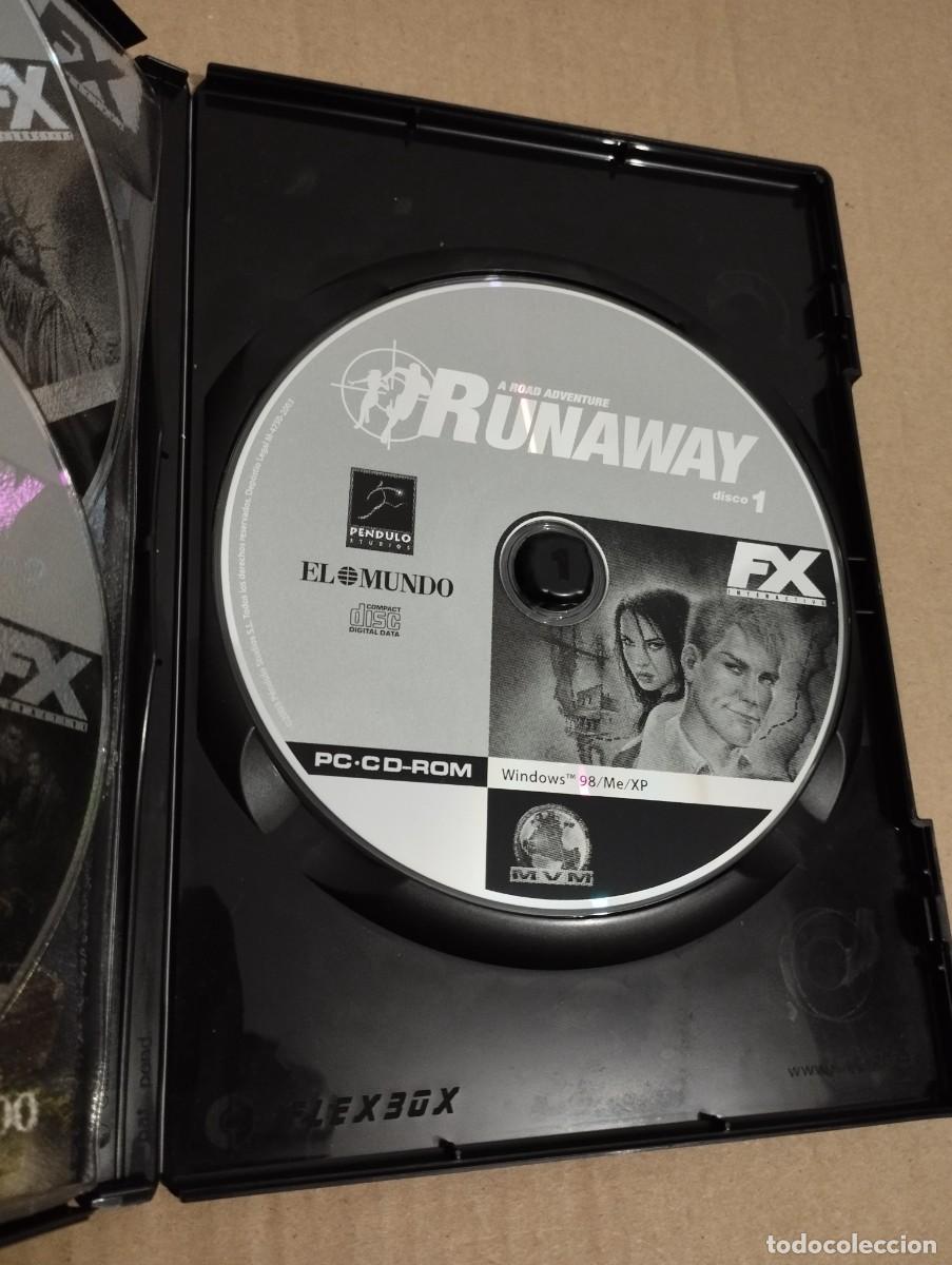 Videojuegos y consolas: RUNAWAY. ROAD ADVENTURE (PC. CD-ROM) 3 DISCOS - Foto 3