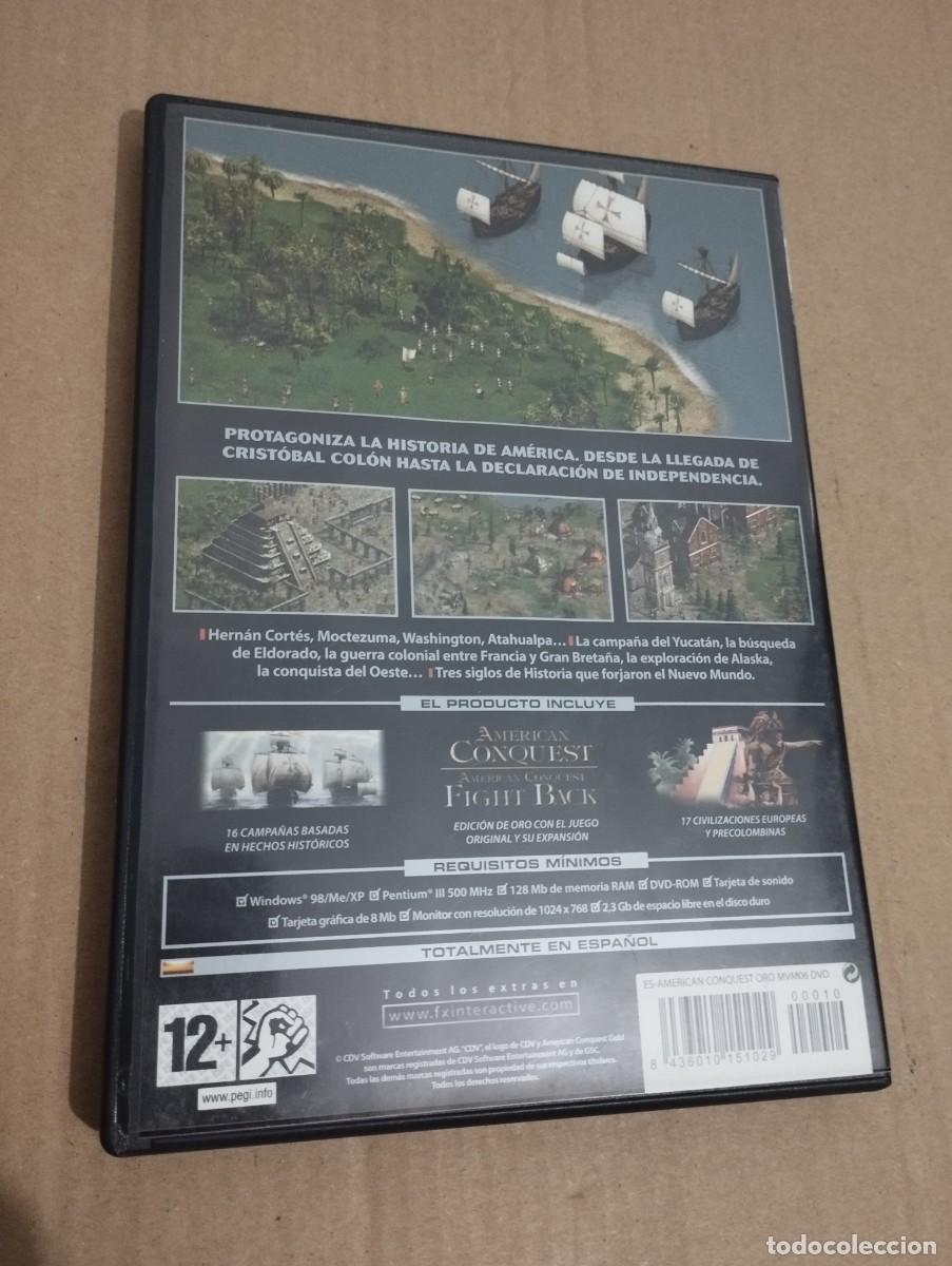Videojuegos y consolas: AMERICAN CONQUEST. EDICI&Oacute;N DE ORO (PC. DVD ROM) - Foto 3