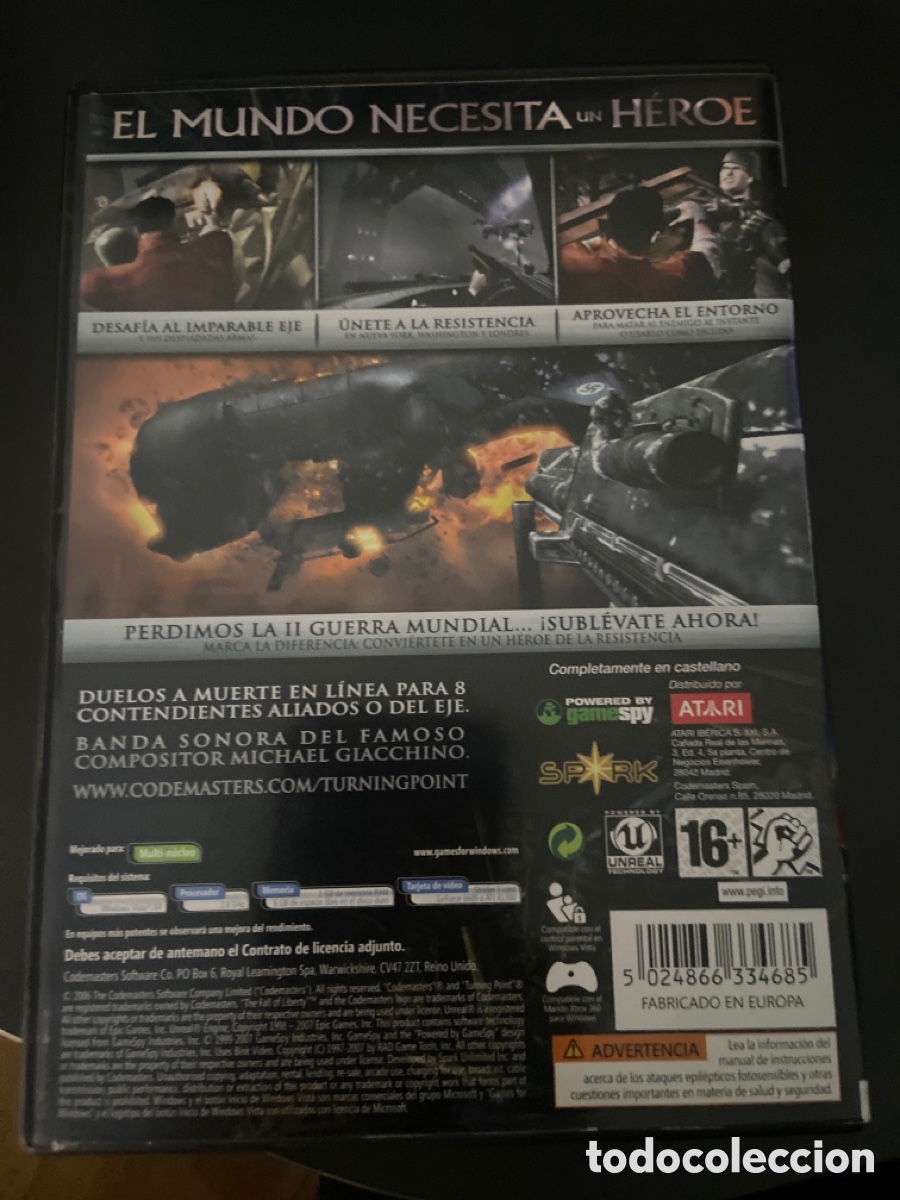 Videojuegos y consolas: Turning Point, Fall of Liberty - Foto 2