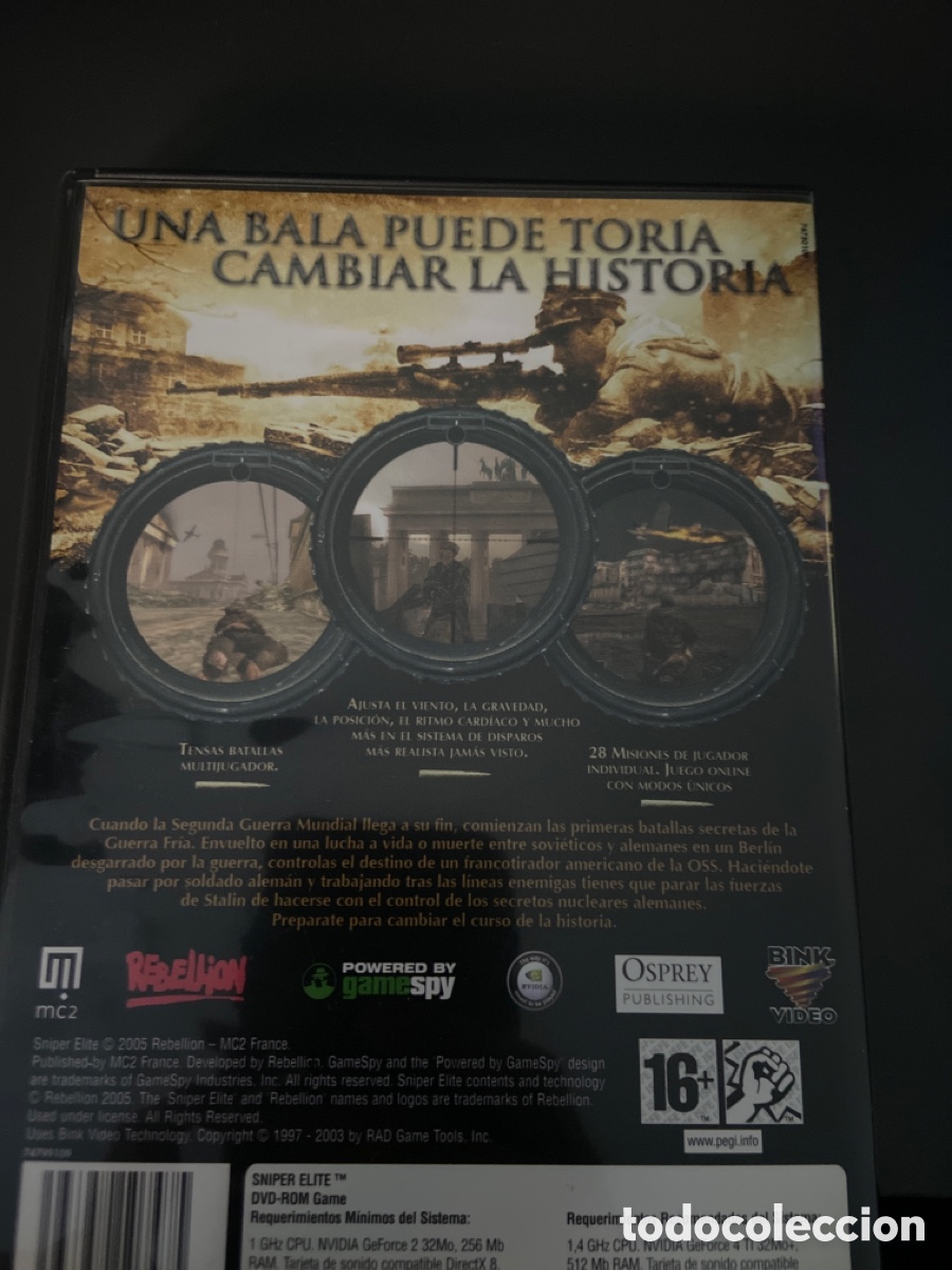 Videojuegos y consolas: Sniper elite - Foto 2