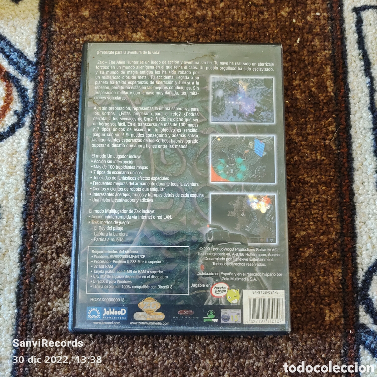 Videojuegos y consolas: PC-CD-ROM: ZAX THE ALIEN HUNTER (UBISOFT) - Foto 2