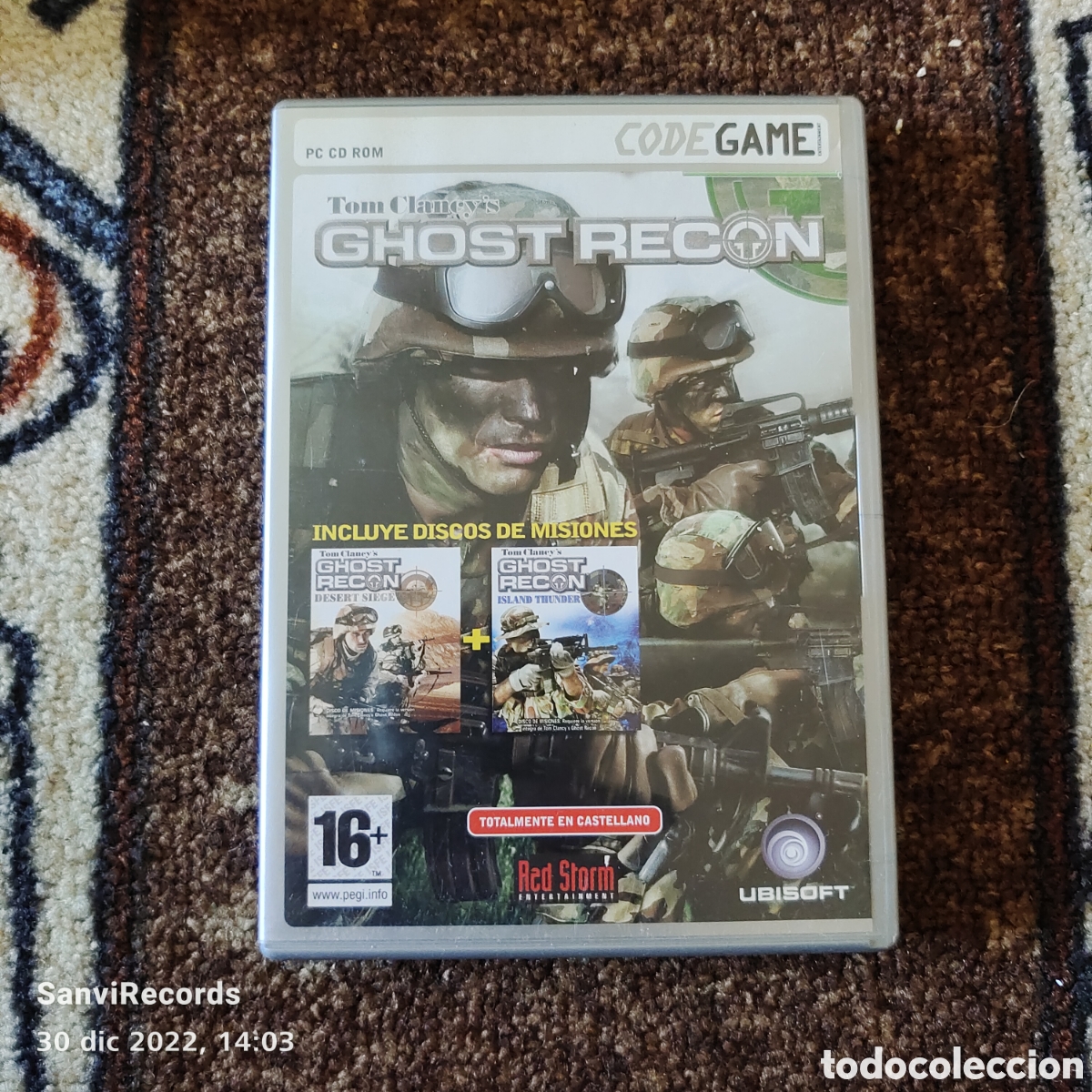Videojuegos y consolas: PC-CD-ROM: TOM CLAYNES, GHOST RECON (UBISOFT) - Foto 1
