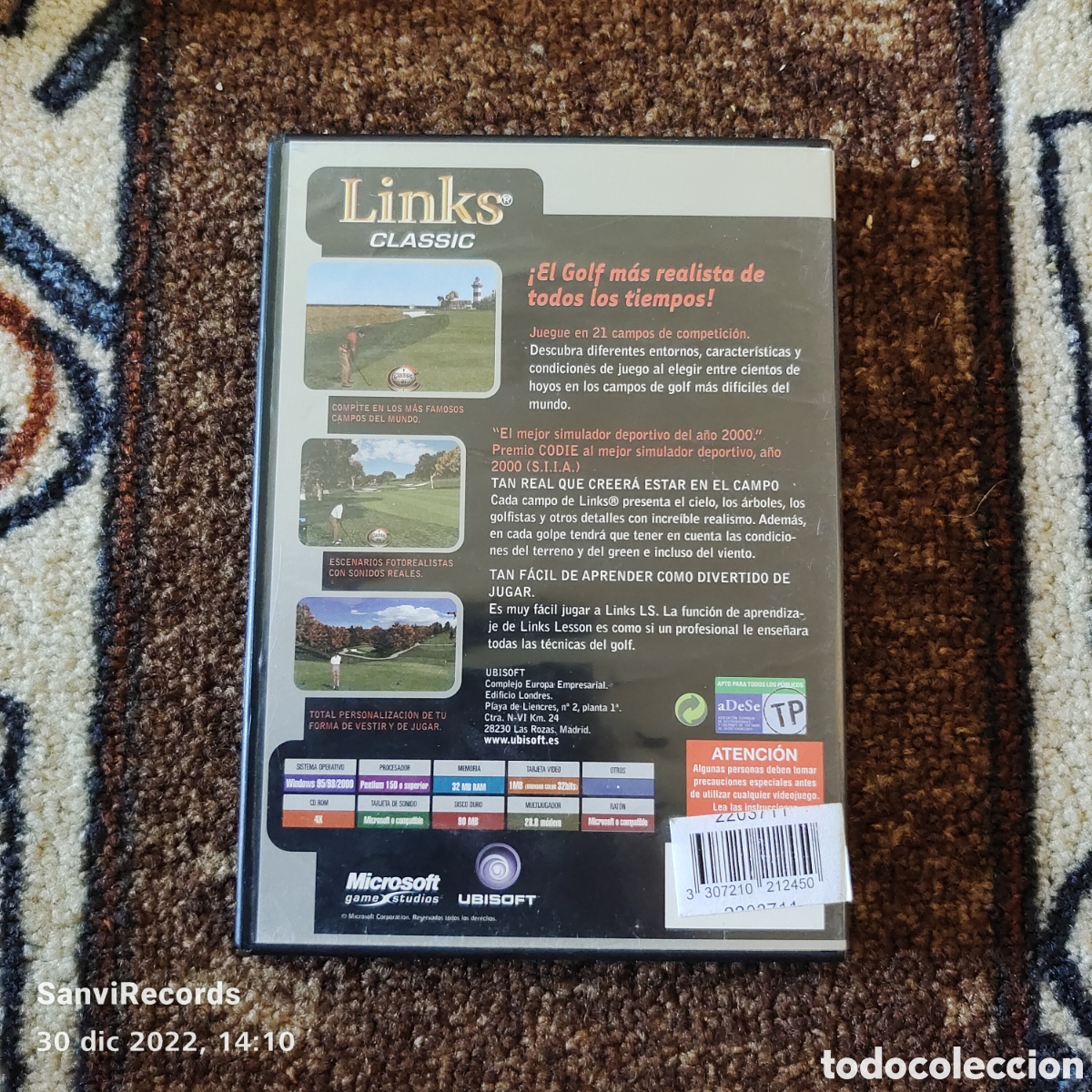 Videojuegos y consolas: PC-CD-ROM: LINKS CLASSIC (UBISOFT) - Foto 2
