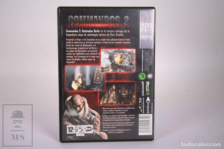 Videojuegos y consolas: Video Juego PC/ CD ROM - Commandos 3 Destination Berlin - 3 Discos - Eidos - Edici&oacute;n Espa&ntilde;a - 2003 - Foto 2