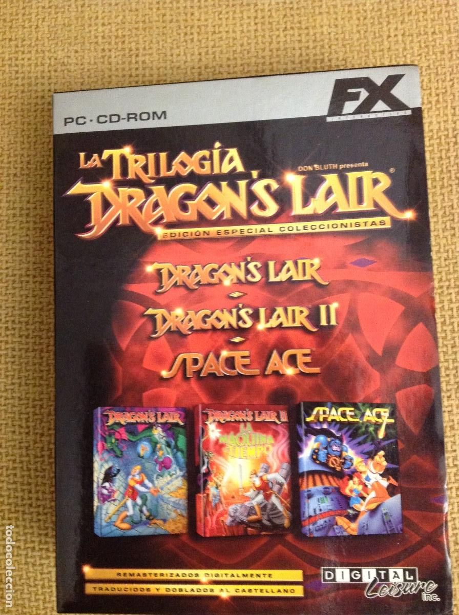 Videojuegos y consolas: La Triologia Dragons Lair . PC. CD ROM. FX - Foto 1