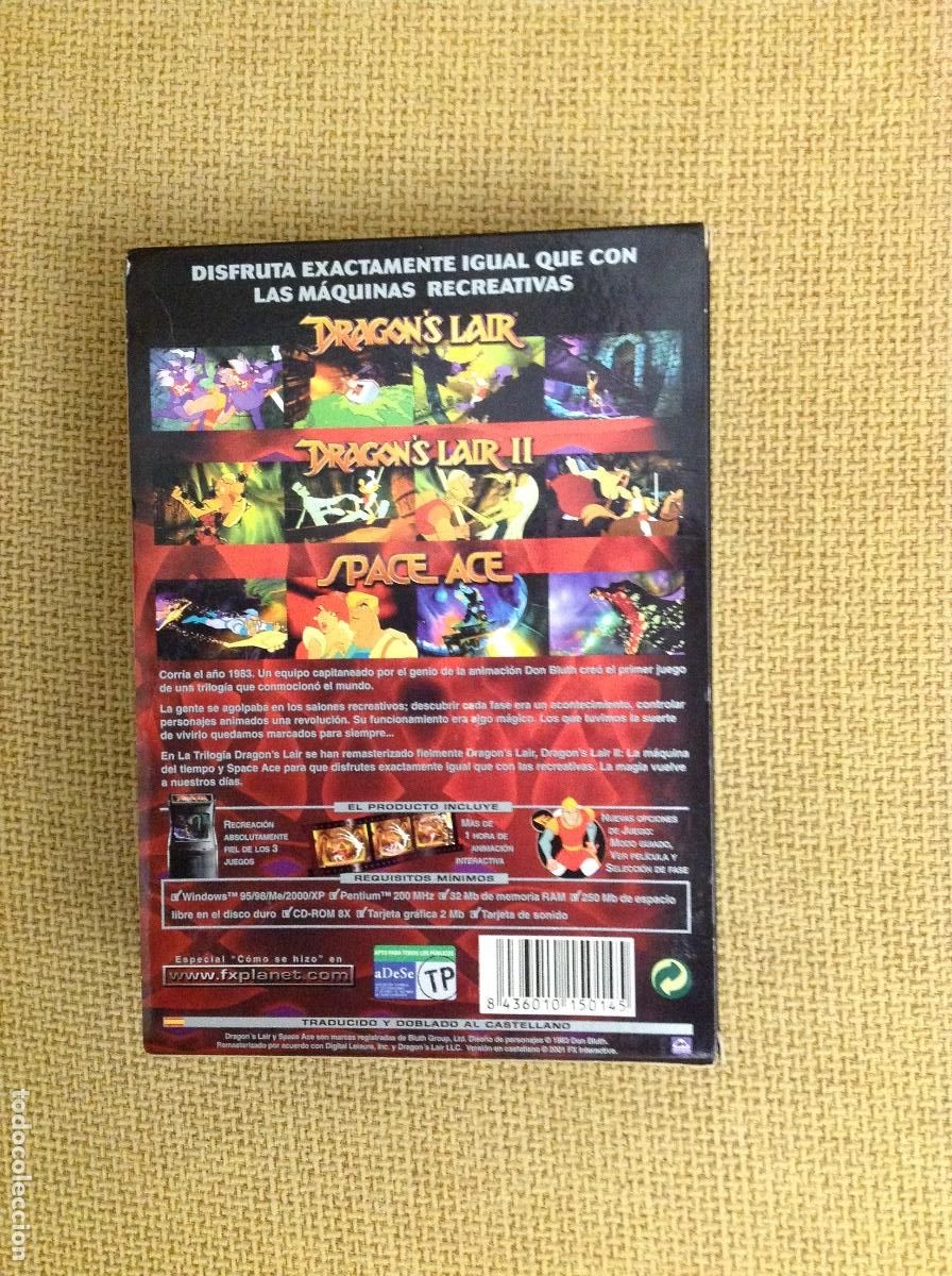 Videojuegos y consolas: La Triologia Dragons Lair . PC. CD ROM. FX - Foto 3